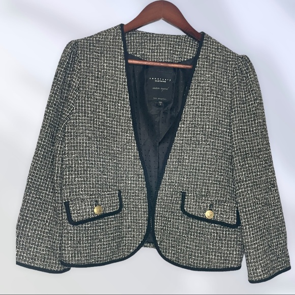 Sanctuary Jackets & Blazers - Sanctuary Boucle Blazer Black and White L